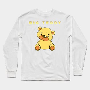 Big Teddy Yellow Long Sleeve T-Shirt